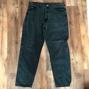 Wrangler Men's Black Relaxed Fit Jeans Size 38x32